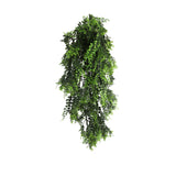 Artificial Hanging Mediterranean Fern Vine UV Resistant and Fire Rated 22cm x 76cm - Designer Plants