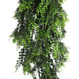 Artificial Hanging Mediterranean Fern Vine UV Resistant and Fire Rated 22cm x 76cm