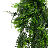 Artificial Hanging Mediterranean Fern Vine UV Resistant and Fire Rated 22cm x 76cm