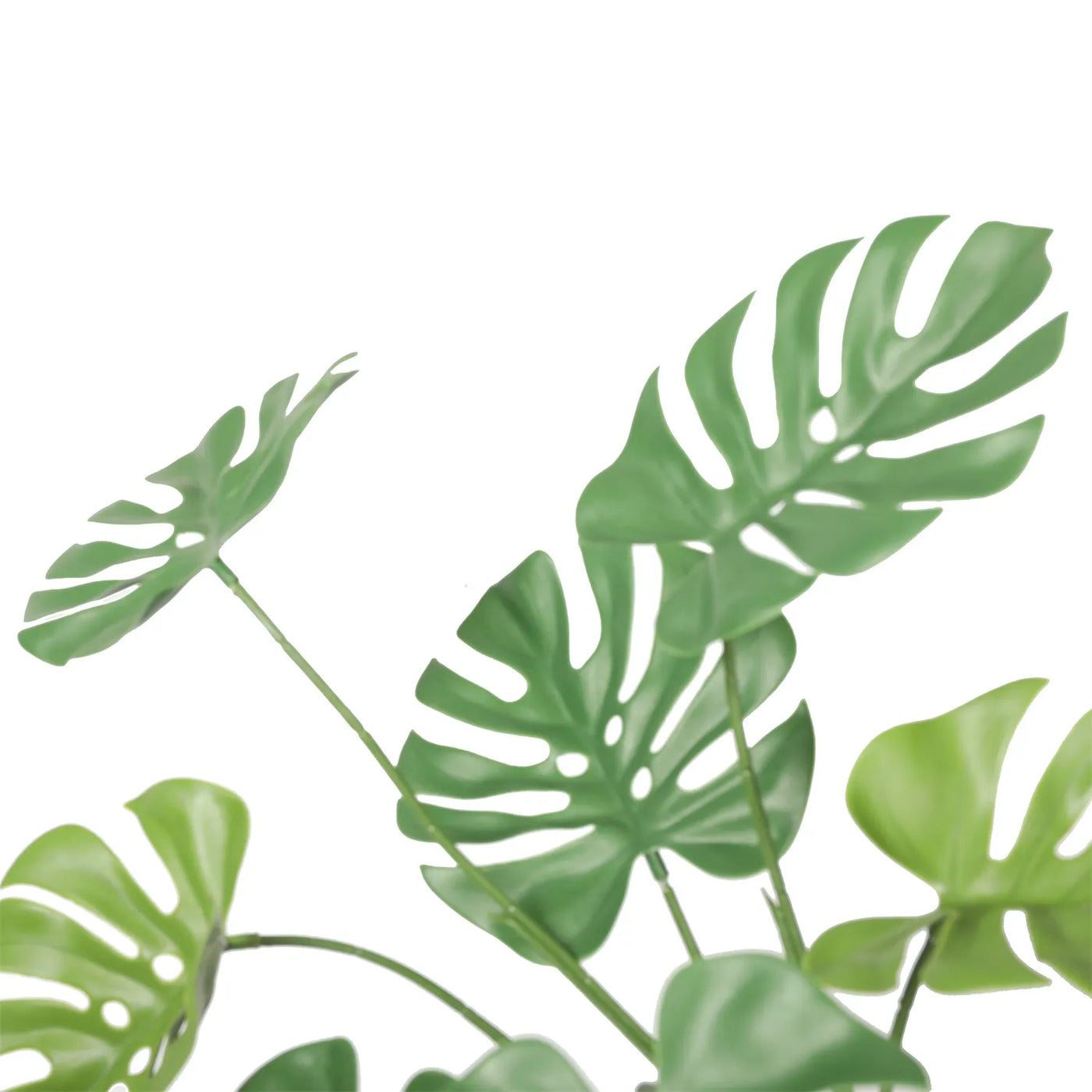 Artificial Monstera Split Leaf Philodendron Plant Stem 60cm UV Resistant
