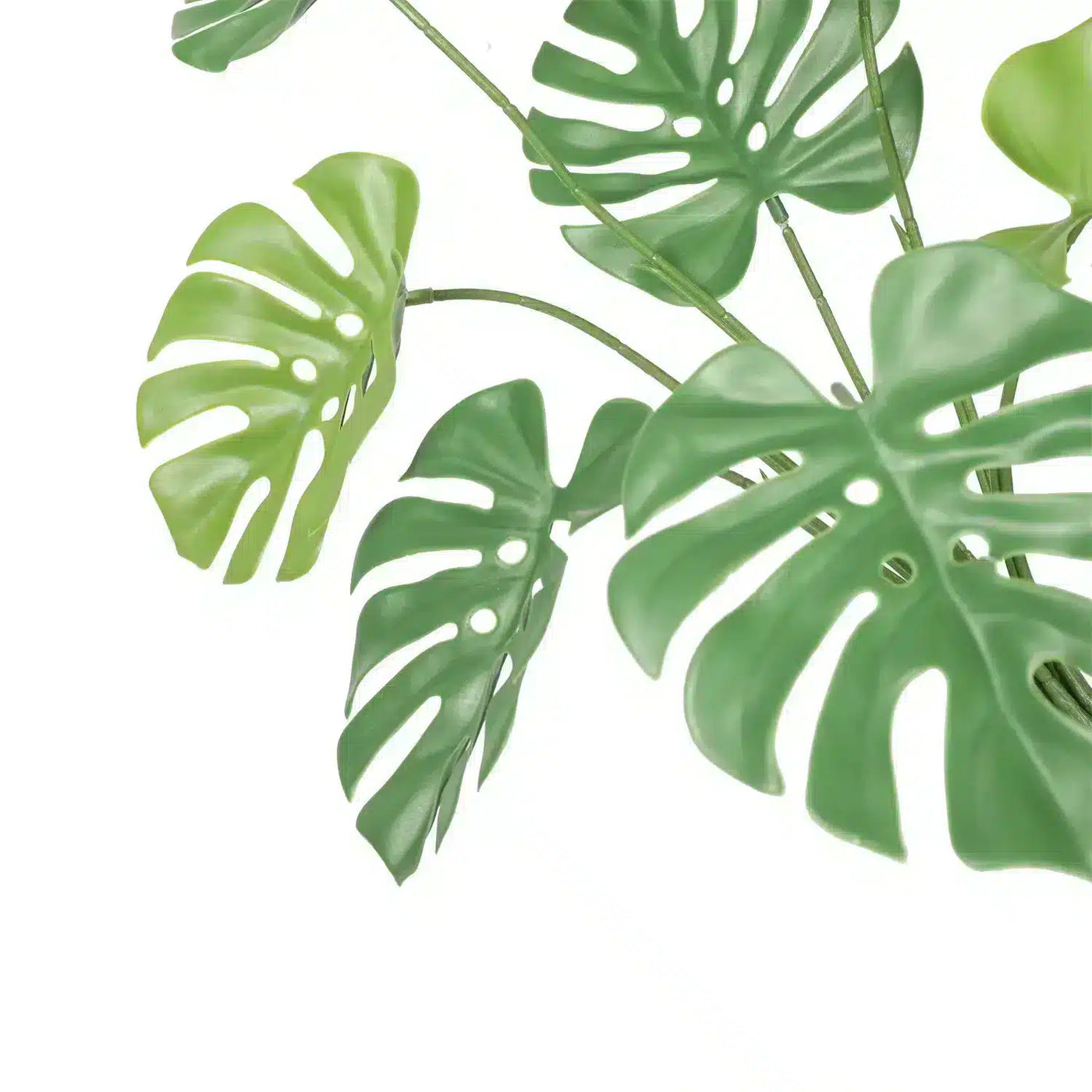 Artificial Monstera Split Leaf Philodendron Plant Stem 60cm UV Resistant