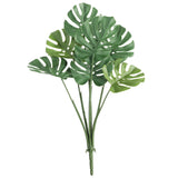 Artificial Monstera Split Leaf Philodendron Plant Stem 60cm UV Resistant - Designer Plants