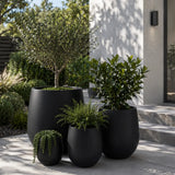 Luxury Teardrop Balloon Planter — Set of 4 Black