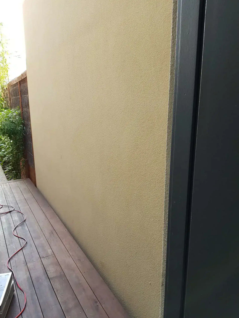 Before – render side wall fence