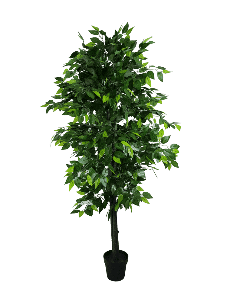 Mixed Green Bushy Artificial Ficus Tree 180cm