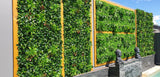 Dense Green Meadows Vertical Garden / Green Wall UV Resistant 1m x 1m