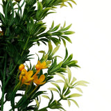 Artificial Dwarf Japanese Golden Yew UV Resistant 27cm