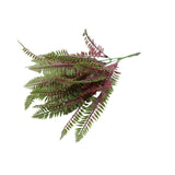 Artificial Royal Purple Fern Stem UV Resistant 33cm