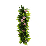 Artificial Extendable Hanging Pink Flowering Violet Garland UV Resistant 55cm - Designer Plants