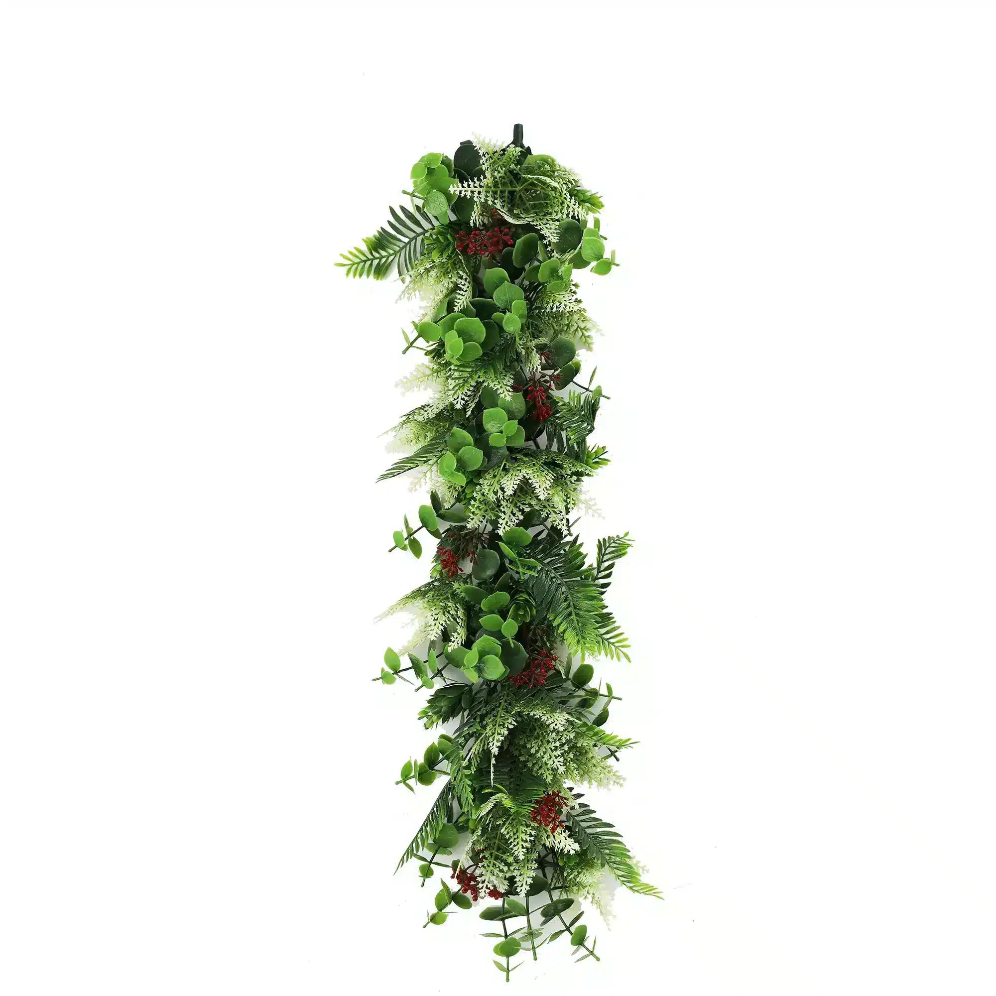 Artificial Extendable Hanging Christmas Garland UV Resistant 55cm - Designer Plants