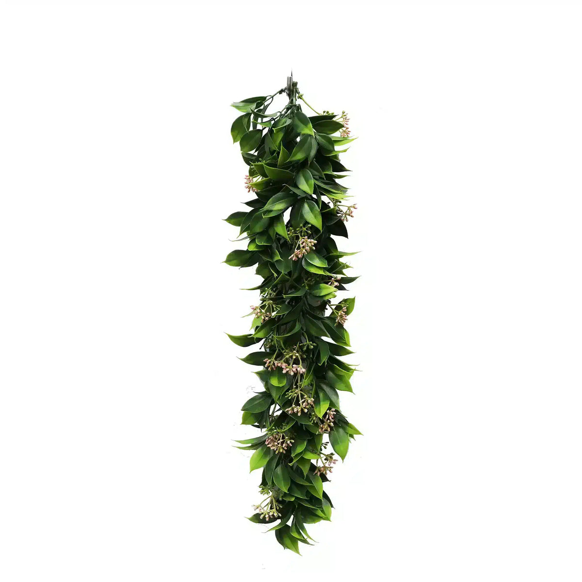Artificial Extendable Hanging Flowering Star Jasmine Garland UV Resistant 55cm - Designer Plants