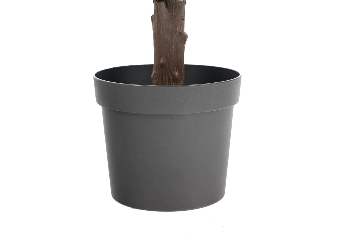 artificial two ball topiary tree 83cm - nursery pot