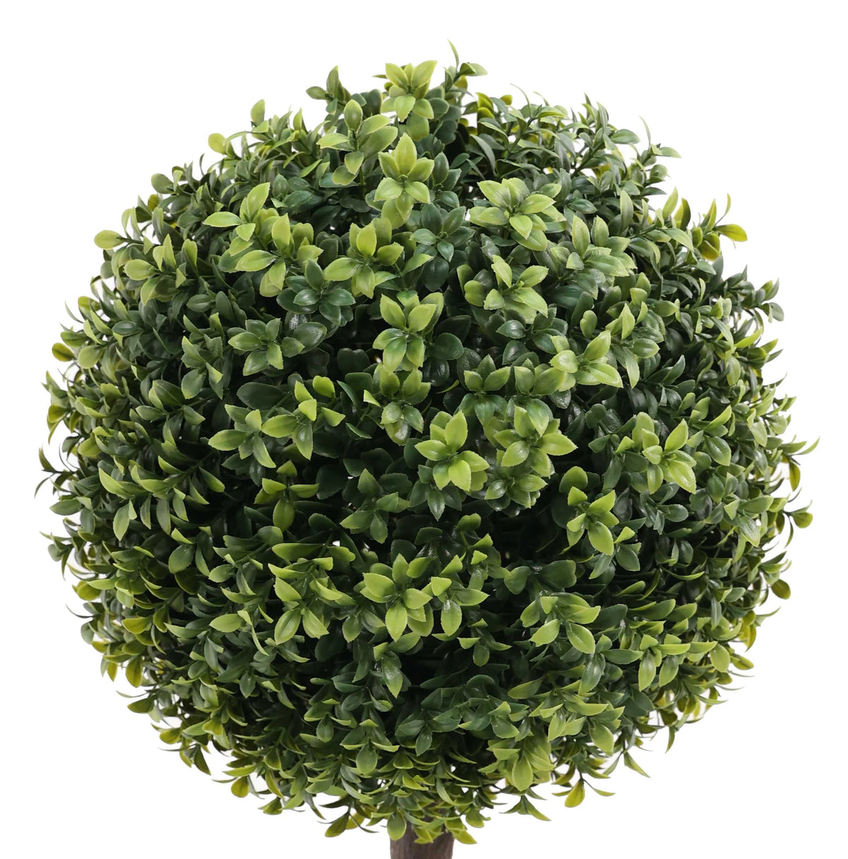 artificial single ball topiary tree 63cm - crown detail