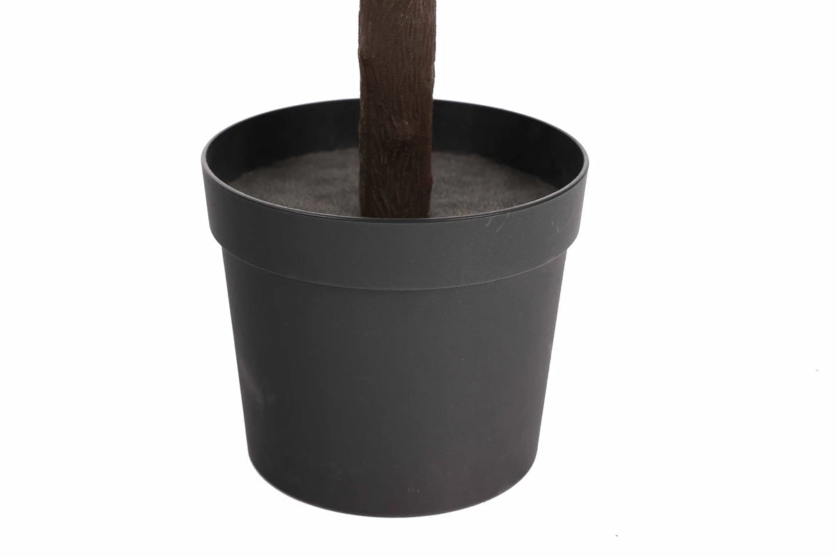 artificial single ball topiary tree 63cm - nursery pot