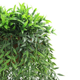 Artificial Hanging Fern Basket UV Resistant 35cm x 140cm