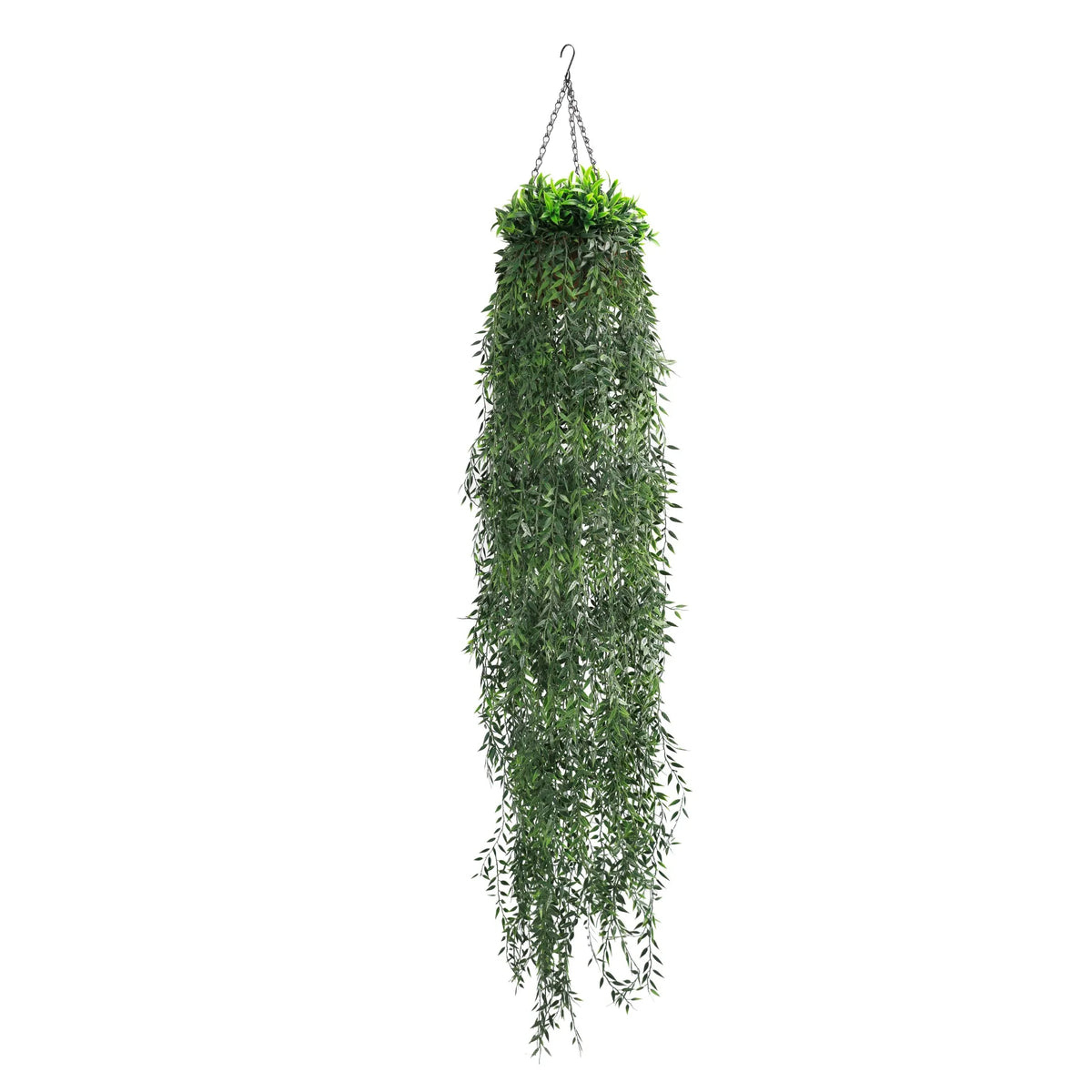 Artificial Hanging Fern Basket UV Resistant 26cm x 135cm - Designer Plants