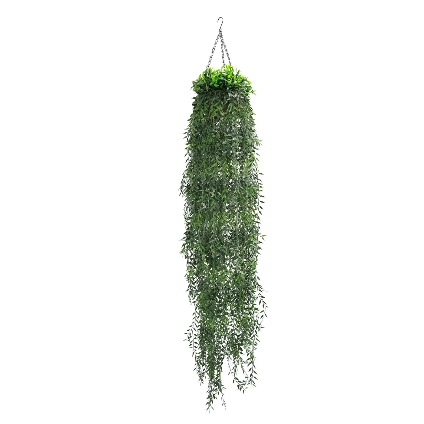 Artificial Hanging Fern Basket UV Resistant 26cm x 135cm - Designer Plants