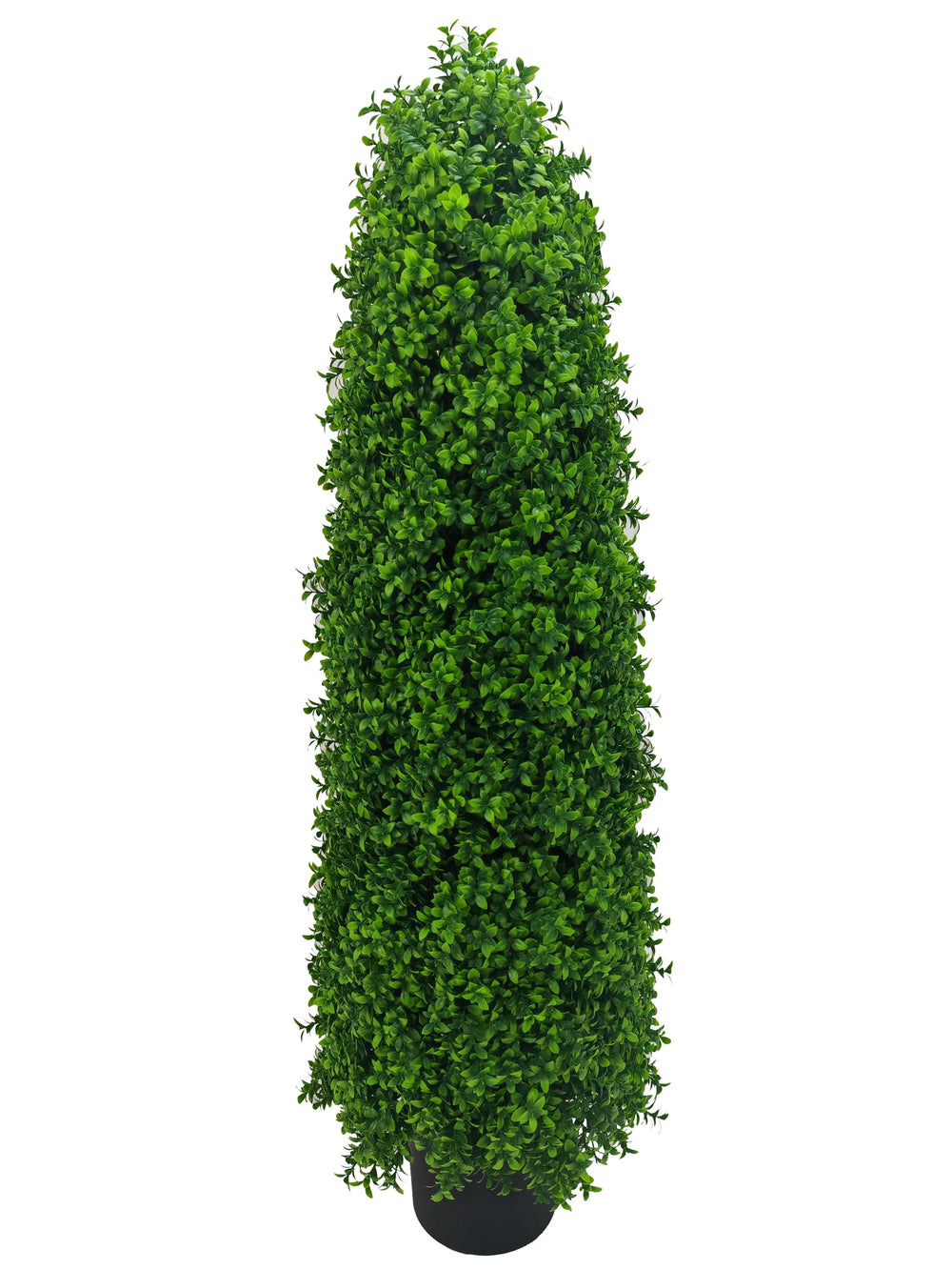artificial bright buxus tree 120cm - full view