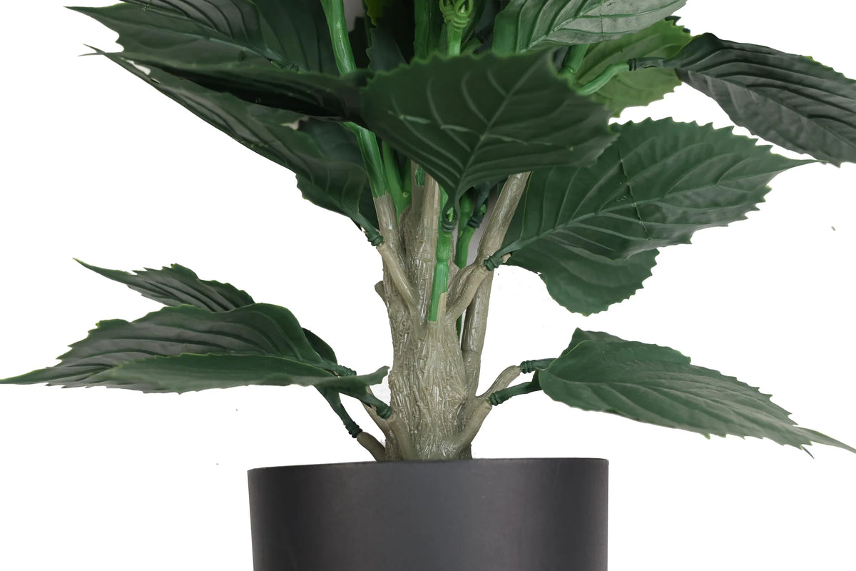 artificial white hydrangea tree - branch detail