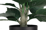 artificial blue hydrangea tree - branch detail