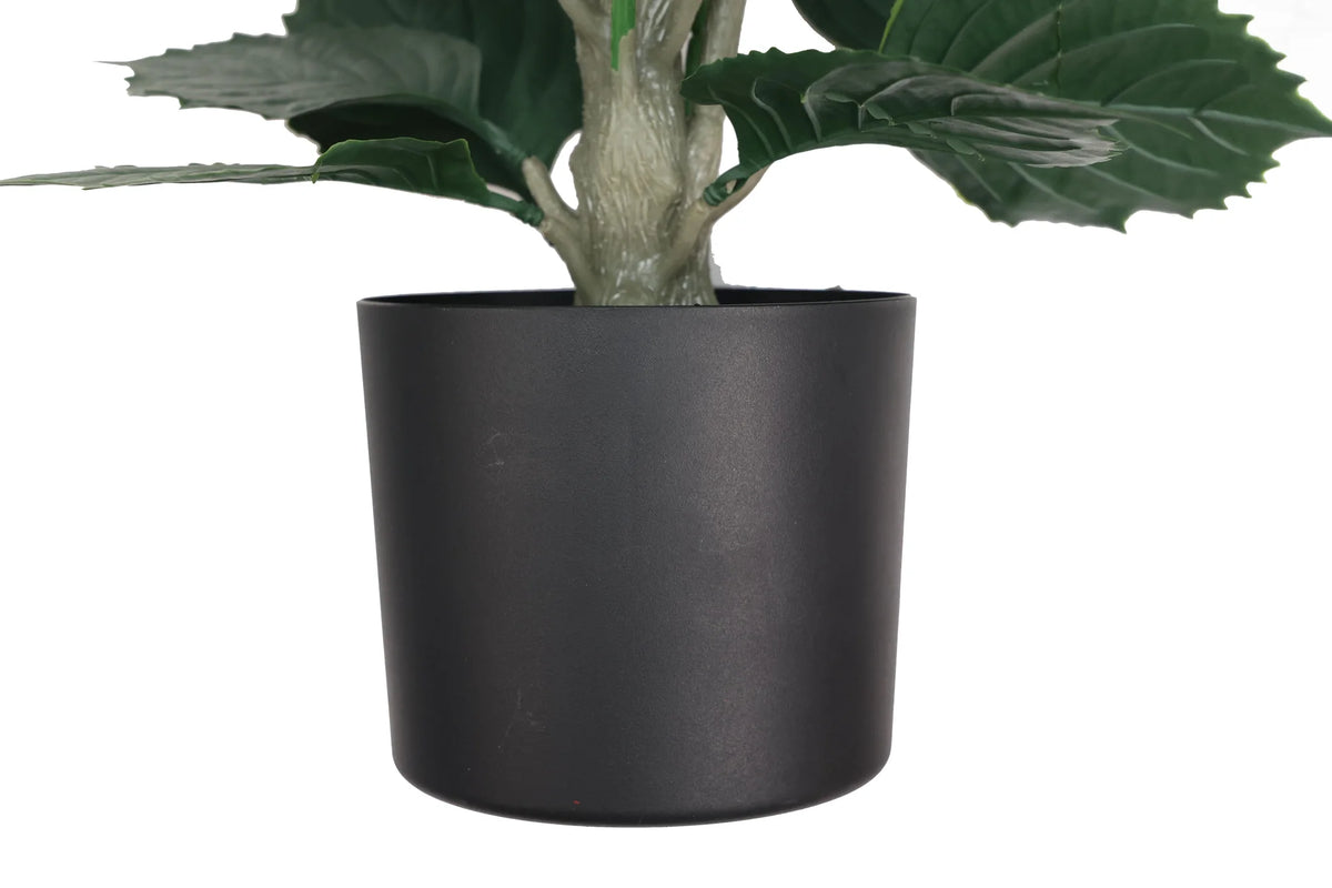 artificial blue hydrangea tree - nursery pot