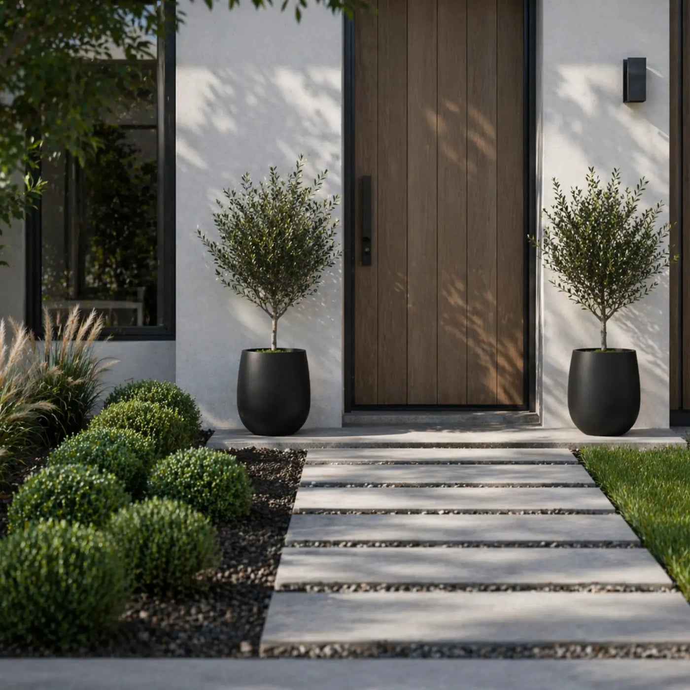 Luxury Teardrop Balloon Planter — Set of 4 Black
