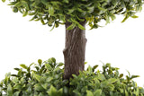 artificial three ball topiary tree 128cm - trunk detail
