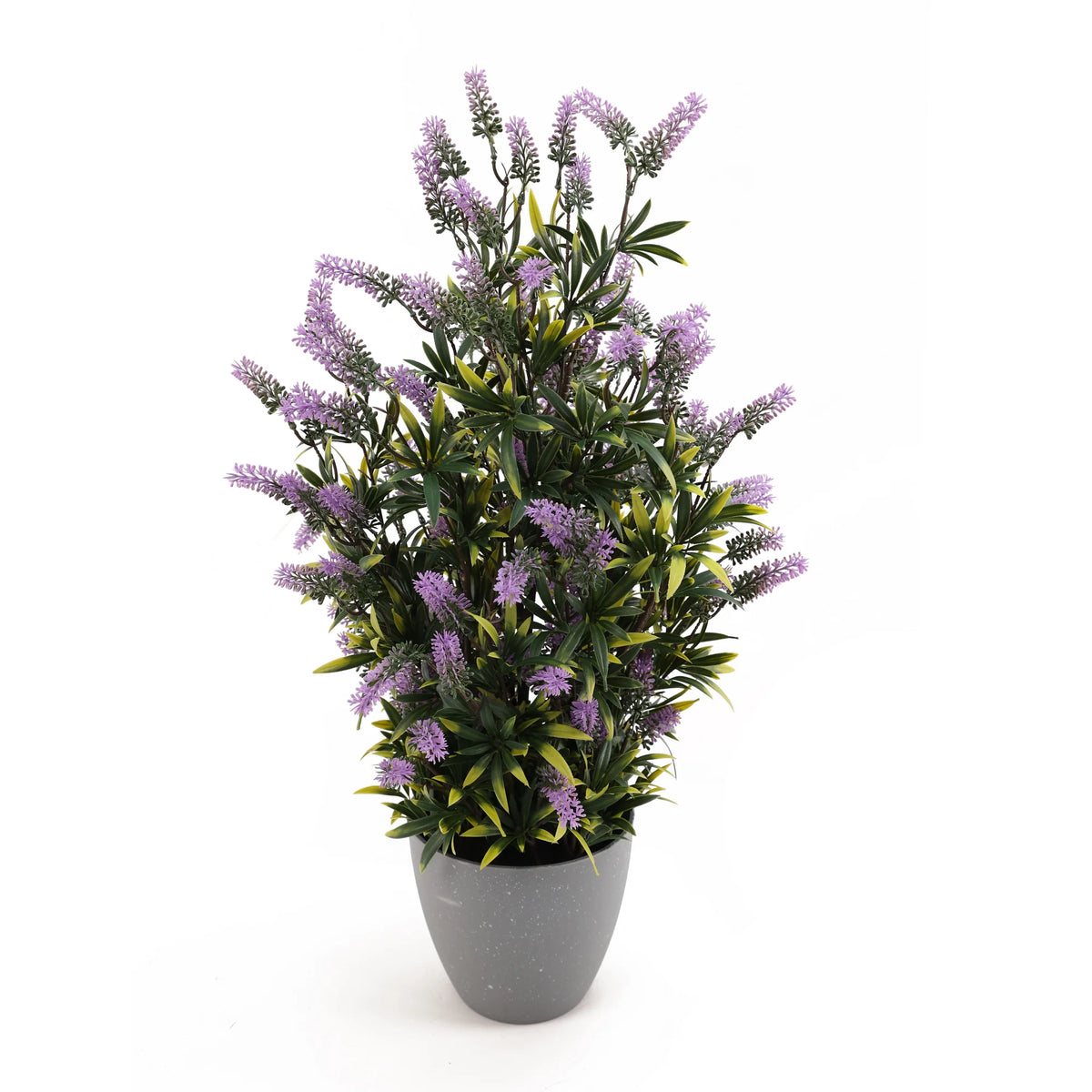 artificial lavender topiary tree 73cm - full view