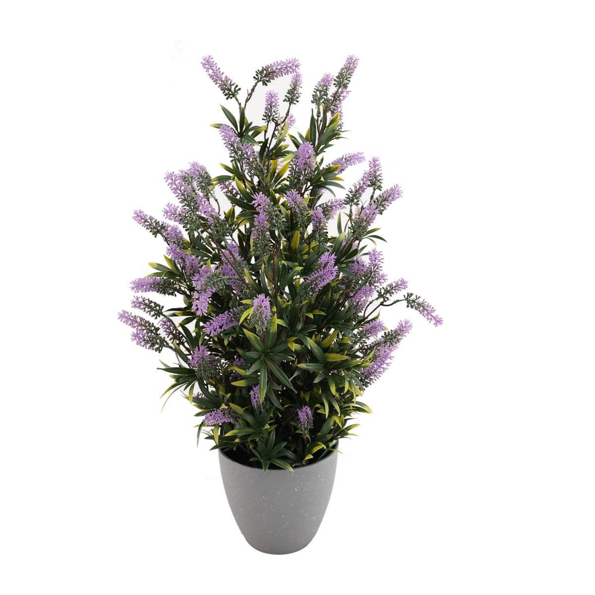 artificial lavender topiary tree 73cm - side view
