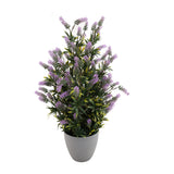 artificial lavender topiary tree 73cm - side view