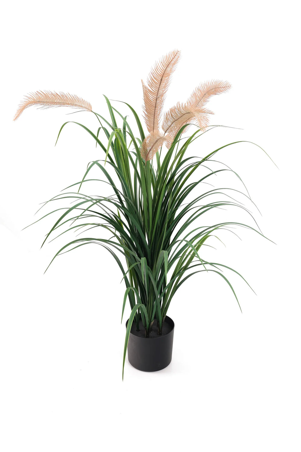 artificial flowering reed grass 120cm - full view