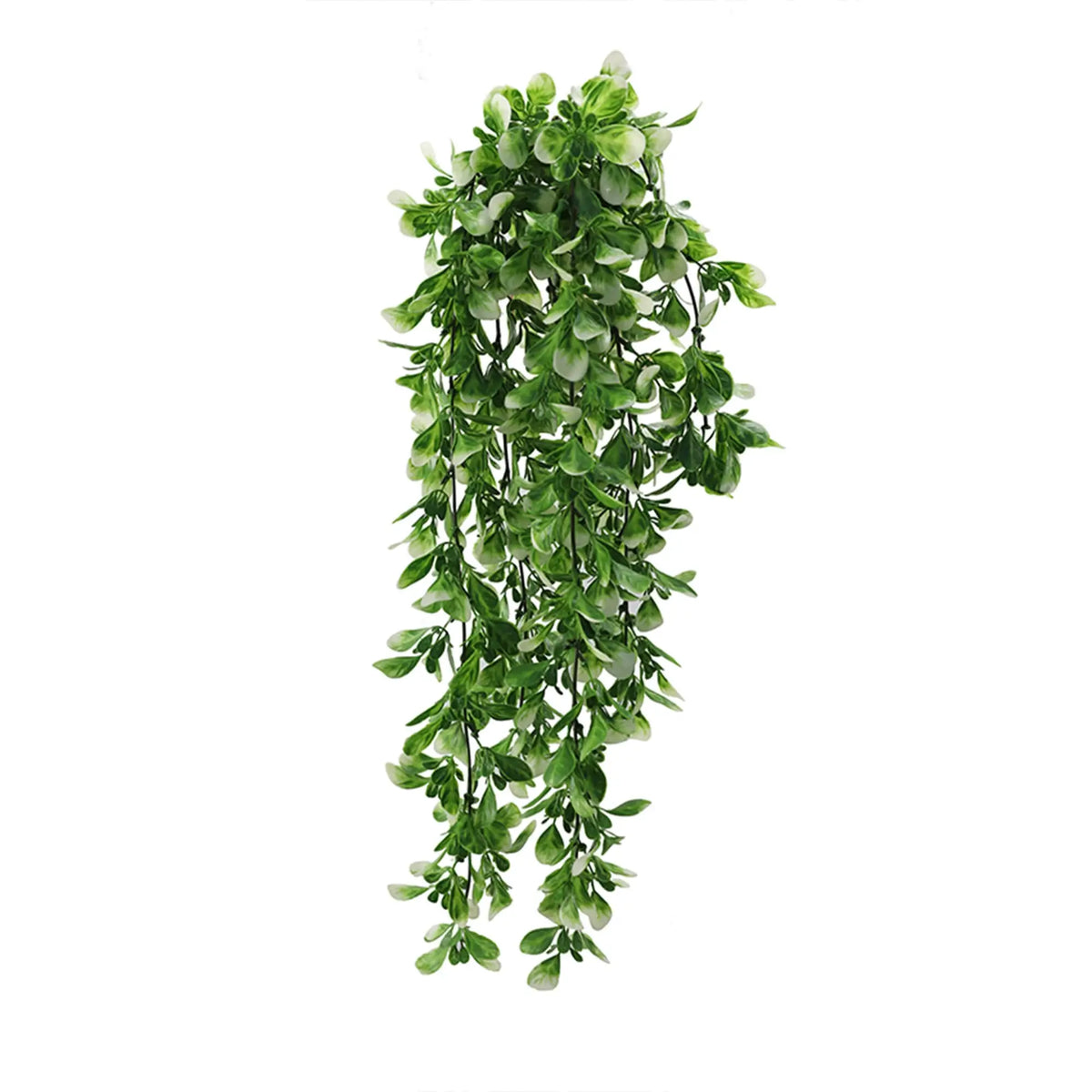Artificial Mixed Green & White Hanging Jasmine 73cm UV Resistant - Designer Plants