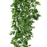 Artificial Mixed Green & White Hanging Jasmine 73cm UV Resistant