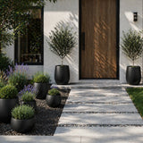 Luxury Teardrop Balloon Planter — Set of 4 Black