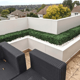 Portable Boxwood Hedge UV Resistant 25cm High 100cm Long