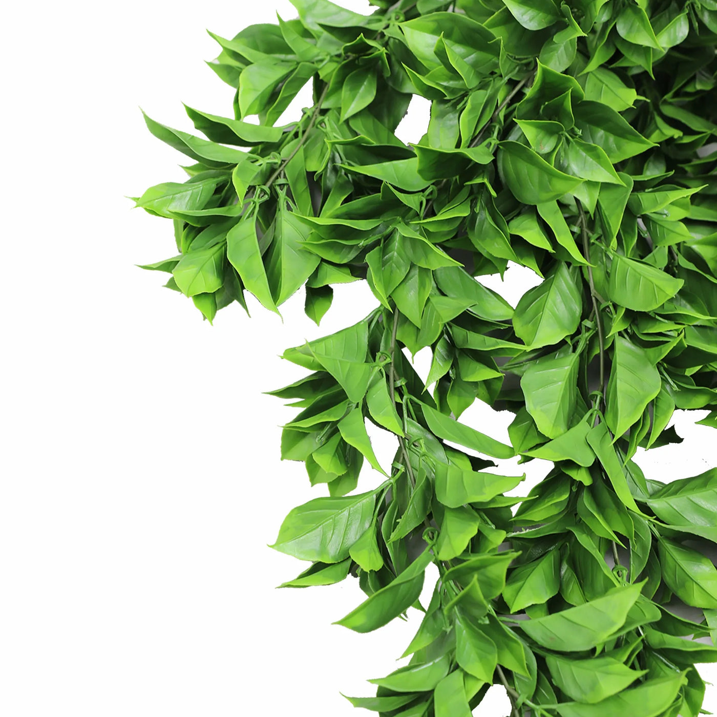 Artificial Dense Hanging Flowering Pothos Bush Vivid Green UV Resistant and Fire Rated 27cm Wide x 72cm Long