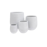 Luxury Teardrop Balloon Planter — Set of 4 White