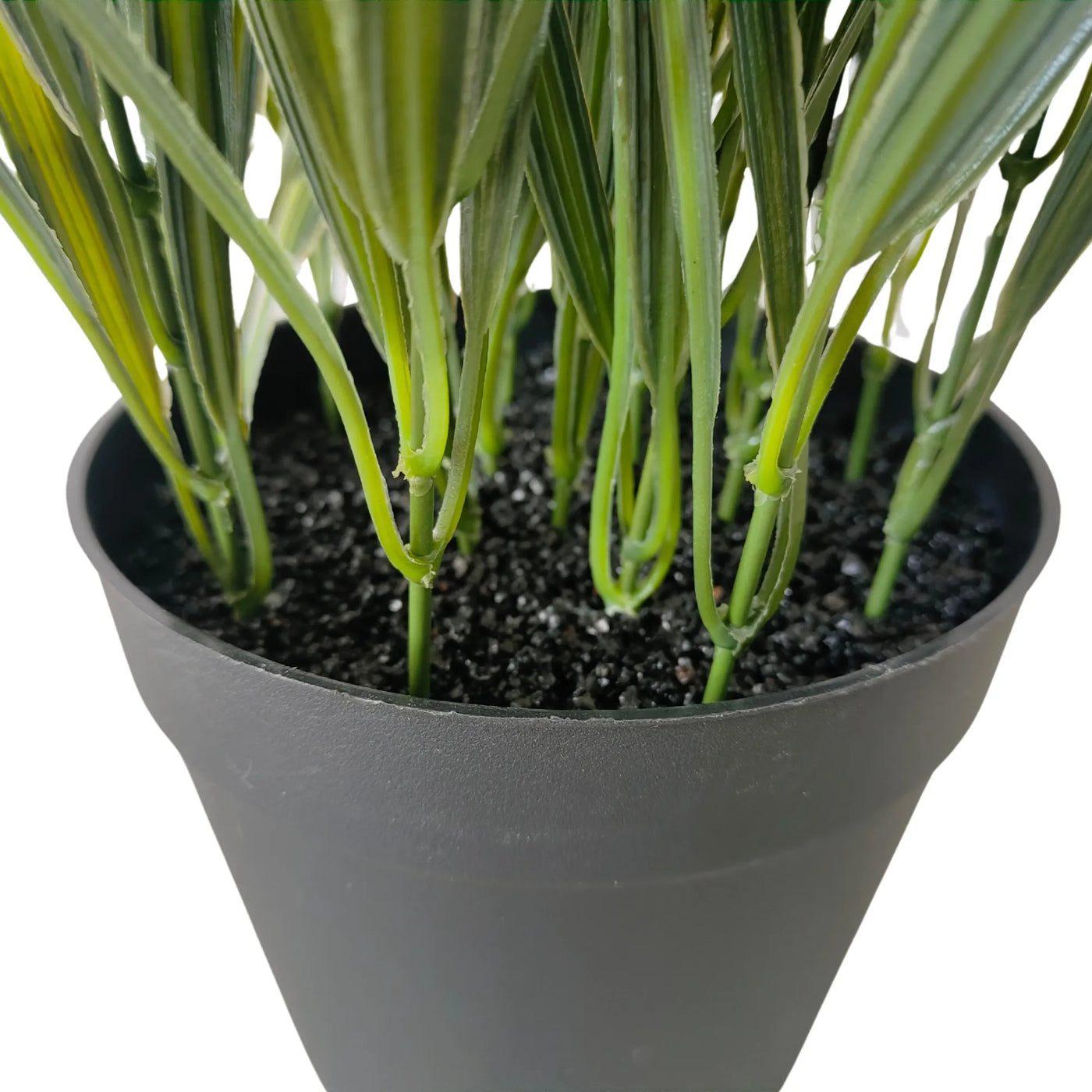 Artificial Ornamental Potted Dense Green Grass UV Resistant 38cm