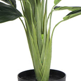 Artificial Bird of Paradise Plant 110cm (Red Flowers)