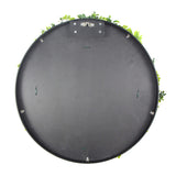 Slimline Flowering White Artificial Green Wall Disc UV Resistant 100cm (White Frame)