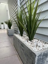 Potted Artificial Long Grass (Yucca Grass) 75cm UV Resistant