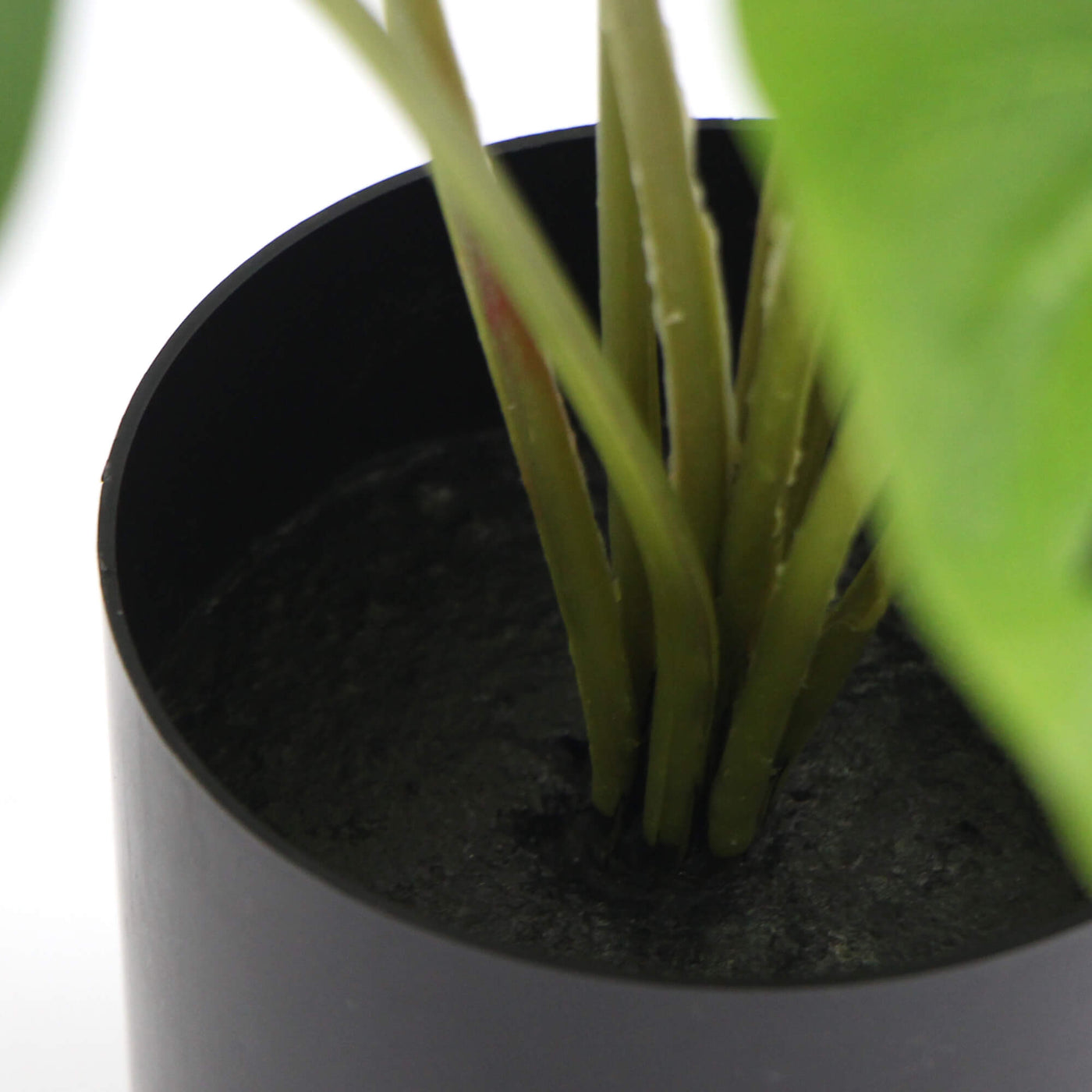 Potted Artificial Monstera Split Philodendron Plant with Real Touch Leaves 35cm