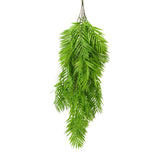Hanging Fresh Green Bamboo Leaf Fern UV Resistant 80cm - Designer Plants