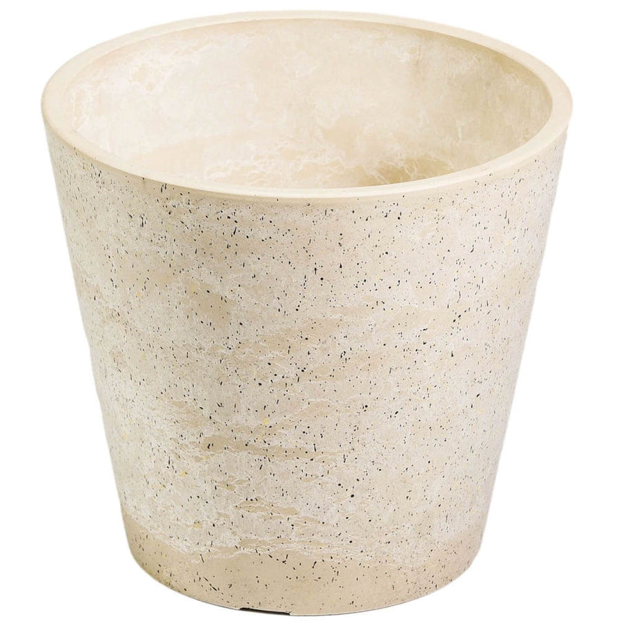 Imitation Stone (White / Cream) Pot 20cm - Designer Plants