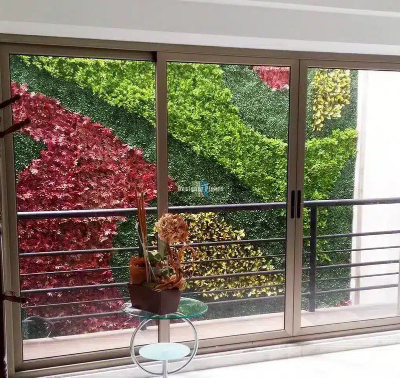 Custom made green wall with boxwood panels and coloured green walls