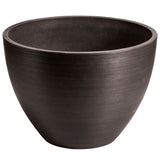 Polished Black Planter Bowl 30cm - Designer Plants