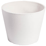 Rendered White Planter Pot 25cm - Designer Plants