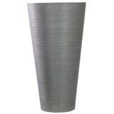 Decorative Large Modern Grey Round Planter 71cm - Designer Plants