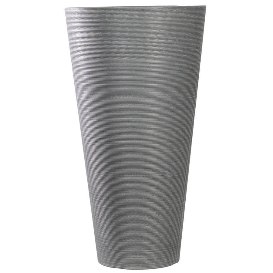 Decorative Large Modern Grey Round Planter 71cm - Designer Plants