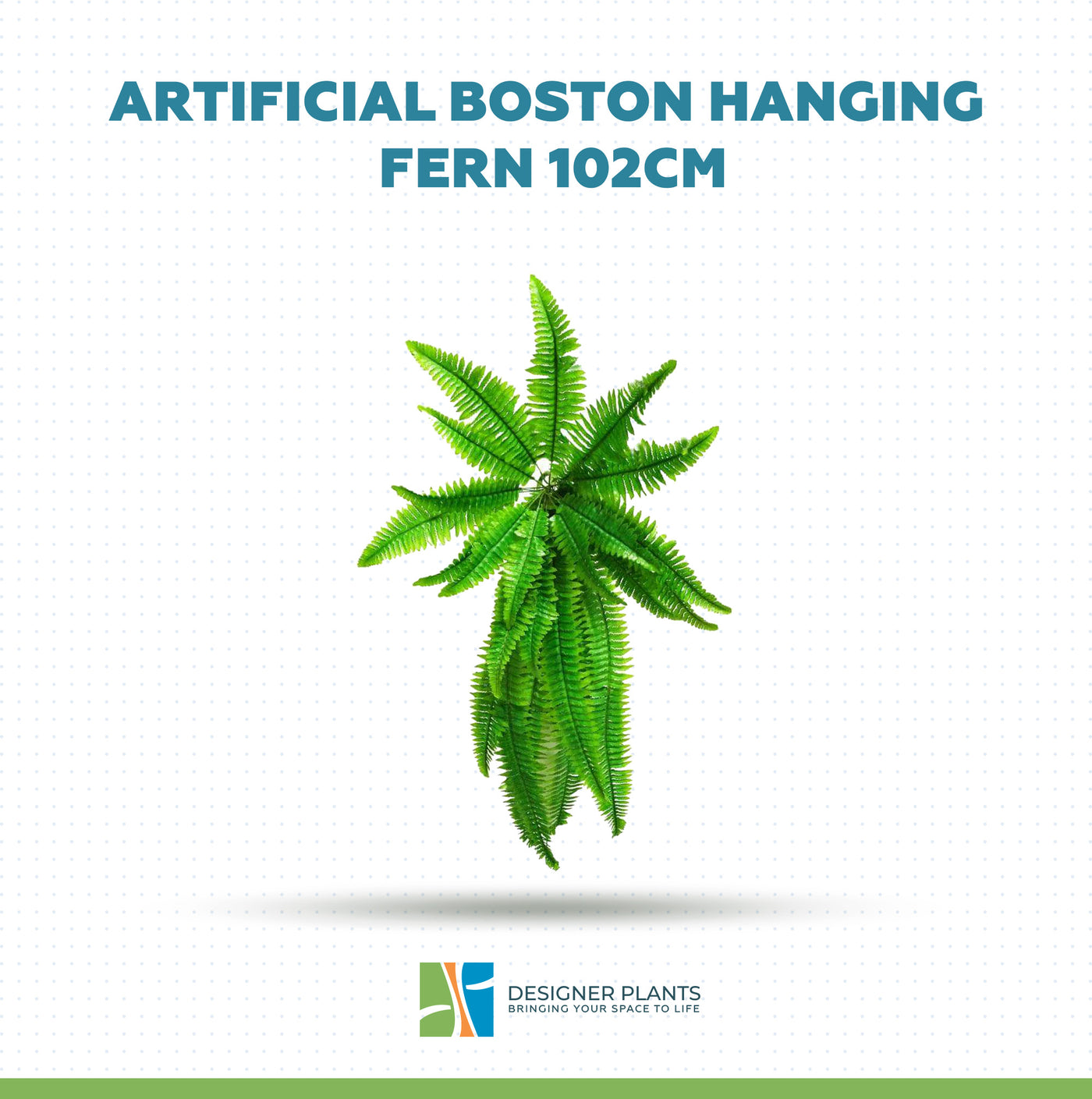 Artificial Boston Hanging Fern 102cm